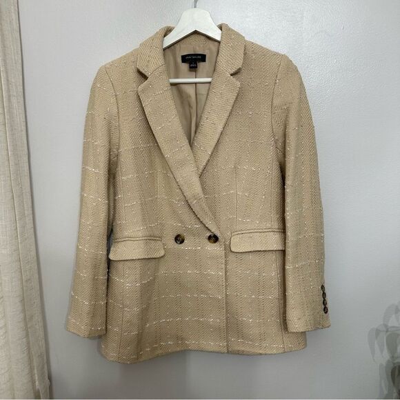 Ann Taylor The Tweed Double Breasted Blazer - Picture 2 of 8
